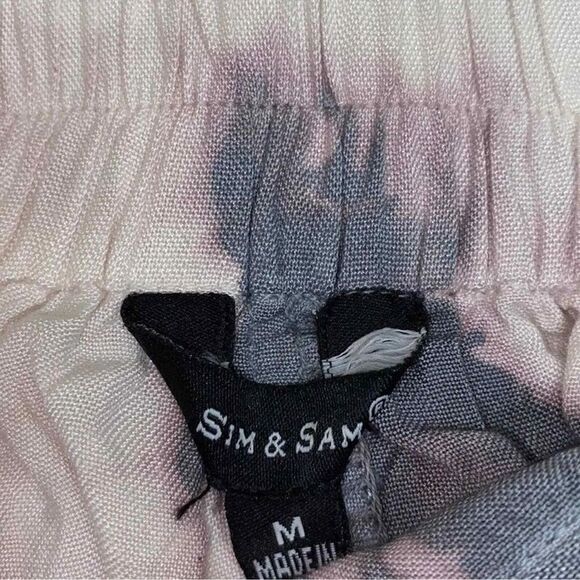 Sim & Sam Tye Dye Wrap Gray & Cream Skirt(Size Medium) - Picture 9 of 9